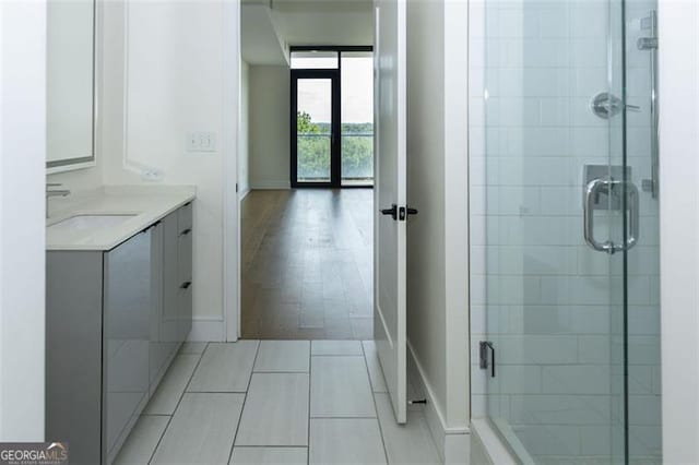 788 Marietta St Unit 311, Atlanta, GA 30318 - full bath with vanity and a stall shower