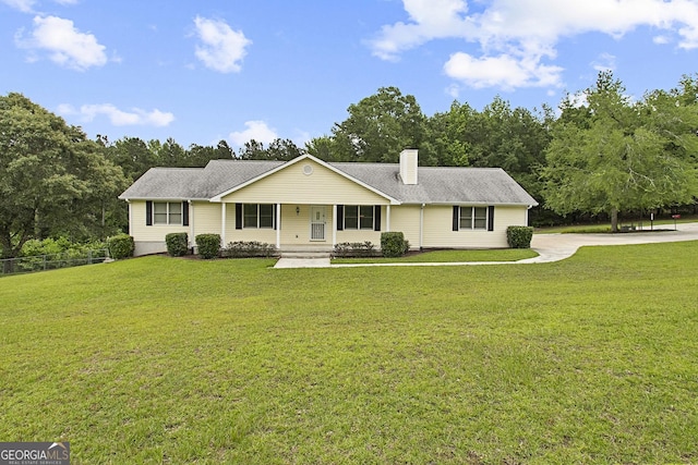 118 Hidden Hills Dr, Macon, GA 31217 - ranch-style house with a chimney