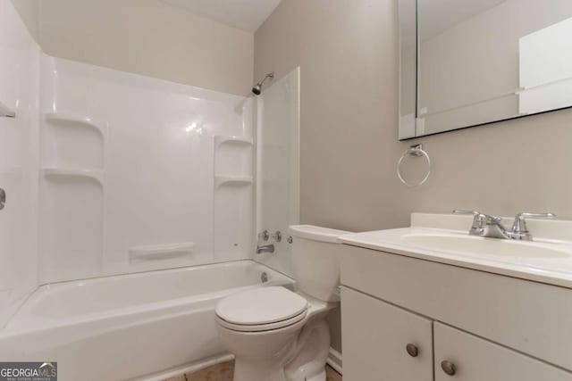 4078 Bouldercrest Rd, Ellenwood, GA 30294 - bathroom with vanity and bathing tub / shower combination