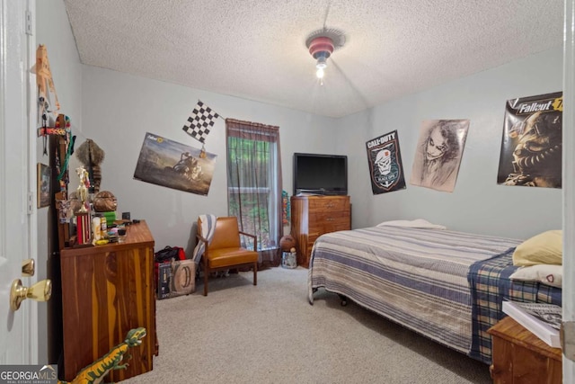 345 Jesse Martin Trl, Canton, GA 30115 - carpeted bedroom with a textured ceiling