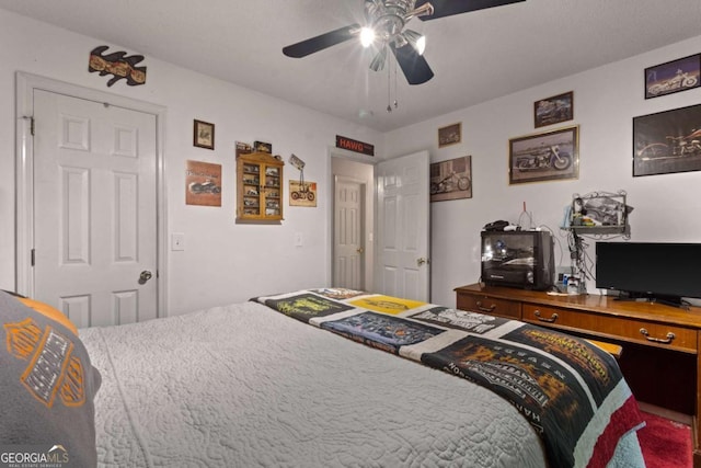 345 Jesse Martin Trl, Canton, GA 30115 - bedroom featuring ceiling fan