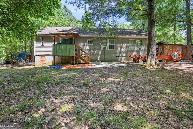 3775 Tommy Lee Cook Rd, Newnan, GA 30263 - back of house with crawl space