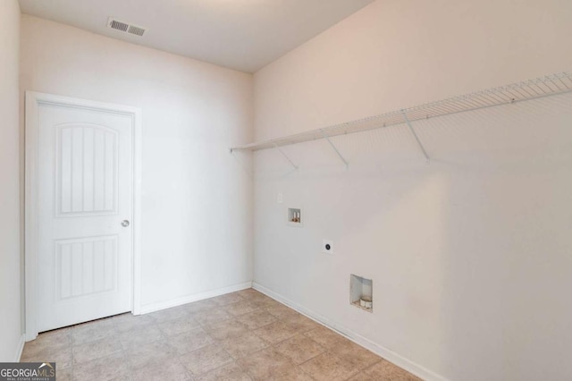 385 Broadmoor Dr, Braselton, GA 30517 - laundry area with washer hookup, electric dryer hookup, and baseboards