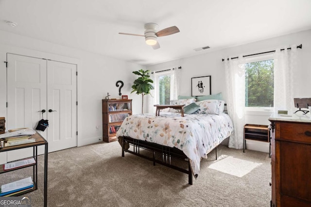 175 Stoneledge Trce N, Jasper, GA 30143 - carpeted bedroom featuring ceiling fan
