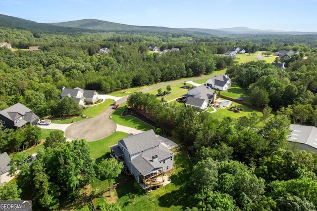 175 Stoneledge Trce N, Jasper, GA 30143 - aerial view of property and surrounding area featuring a forest and nearby suburban area