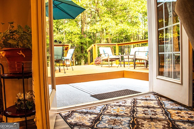 6830 Peeksville Rd, Mcdonough, GA 30252 - view of wooden deck