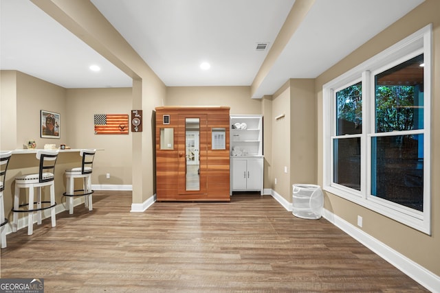 702 Crescent Cir, Canton, GA 30115 - entryway featuring wood finished floors, baseboards, and recessed lighting