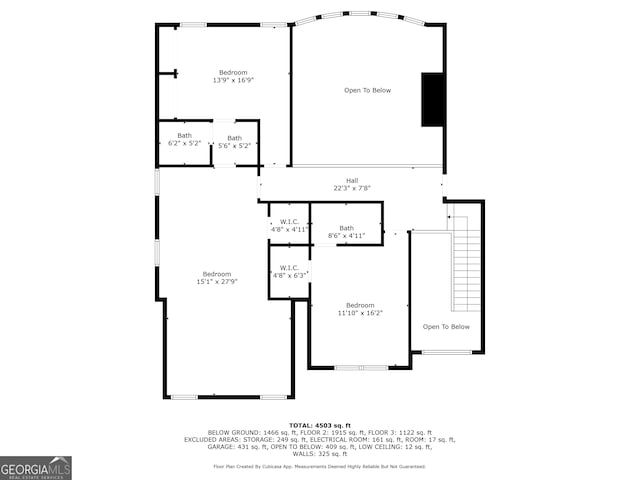 702 Crescent Cir, Canton, GA 30115 - room layout