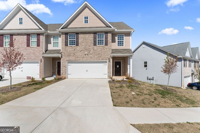 2721 Fareed St, Douglasville, GA 30135 - view of front of property with brick siding, concrete driveway, and an attached garage