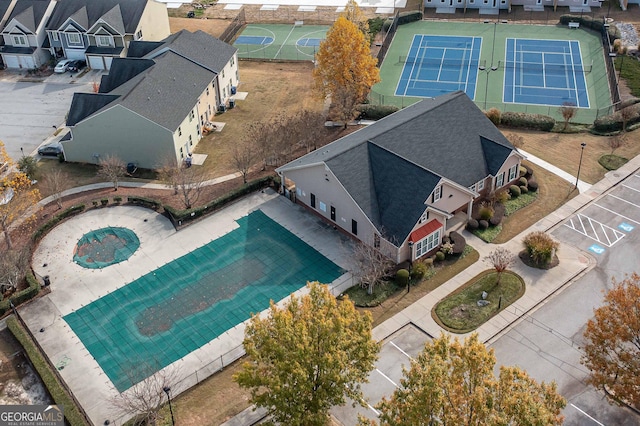 2721 Fareed St, Douglasville, GA 30135 - aerial perspective of suburban area