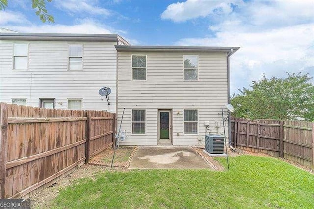 2500 Morgan Chase Dr, Buford, GA 30519 - rear view of property with a patio area and a fenced backyard