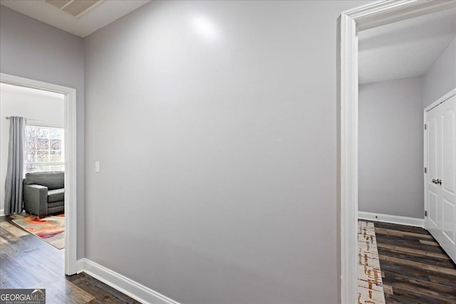 2977 William Few Pkwy, Evans, GA 30809 - corridor featuring dark wood finished floors and baseboards