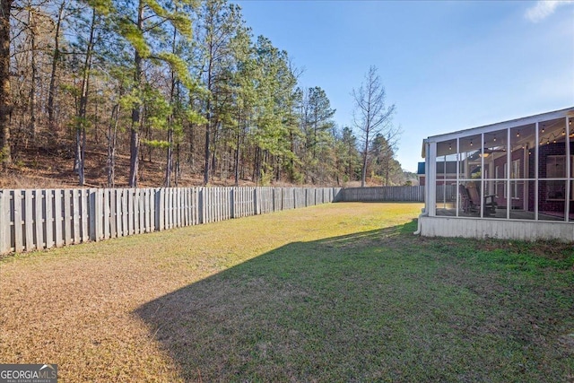 2977 William Few Pkwy, Evans, GA 30809 - view of yard with a sunroom