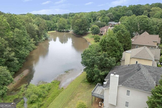 4815 Rapids Cir NW, Acworth, GA 30102 - drone / aerial view of a nearby body of water