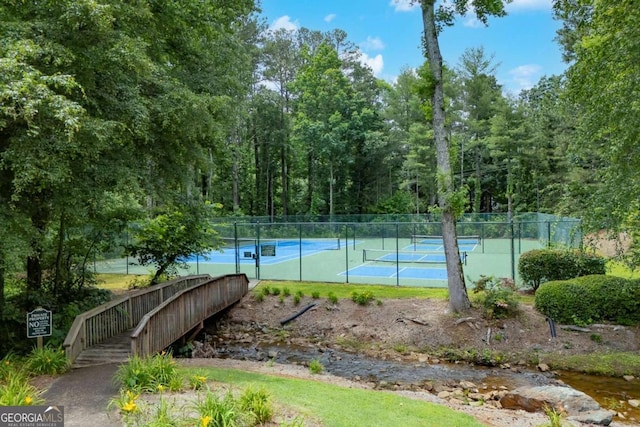 4815 Rapids Cir NW, Acworth, GA 30102 - view of tennis court