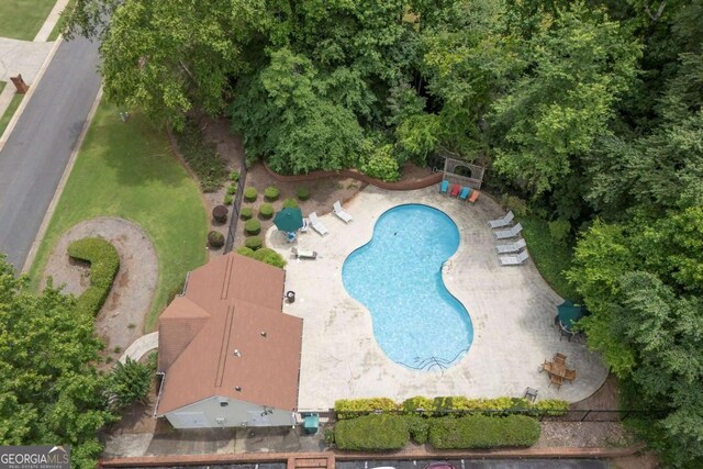 4815 Rapids Cir NW, Acworth, GA 30102 - view of swimming pool