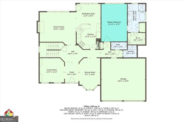 4815 Rapids Cir NW, Acworth, GA 30102 - view of property floor plan