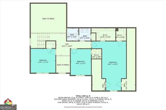 4815 Rapids Cir NW, Acworth, GA 30102 - view of floor plan / room layout