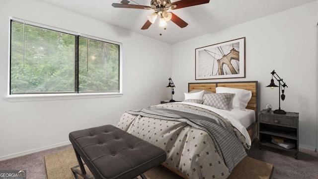 49 Country Ct, Alpharetta, GA 30005 - bedroom featuring carpet flooring and a ceiling fan