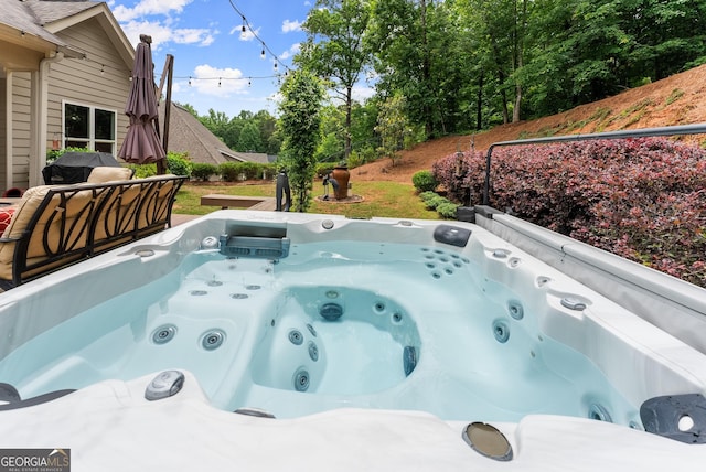 3521 Phoenix Cove Dr, Gainesville, GA 30506 - exterior view of a hot tub