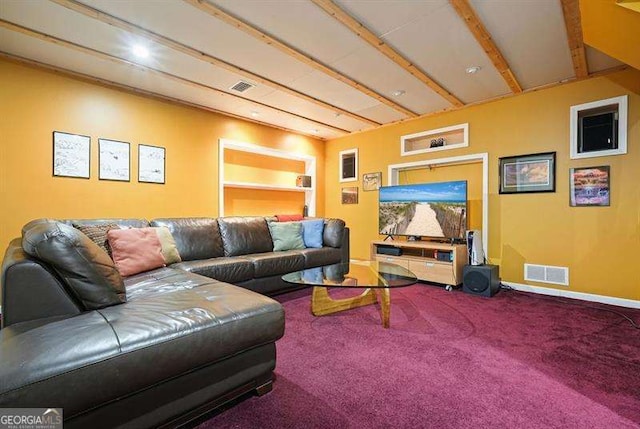 2004 Spicers Ln, Woodstock, GA 30189 - living area with carpet and baseboards