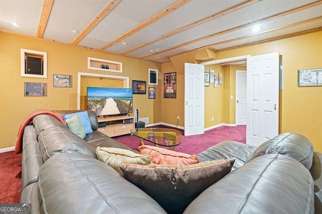 2004 Spicers Ln, Woodstock, GA 30189 - living room featuring carpet flooring