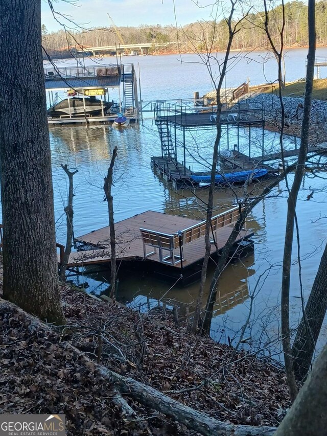 6224 Eagle Ct, Gainesville, GA 30506 - dock with a water view