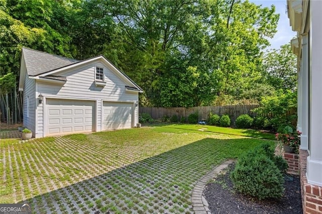 1070 Standard Dr NE, Brookhaven, GA 30319 - view of yard with a garage and an outdoor structure
