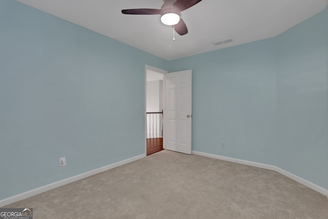11280 Brookhollow Trl, Alpharetta, GA 30022 - unfurnished bedroom with carpet flooring and a ceiling fan