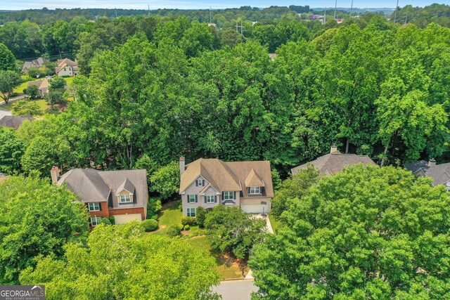 11280 Brookhollow Trl, Alpharetta, GA 30022 - aerial view of a forest