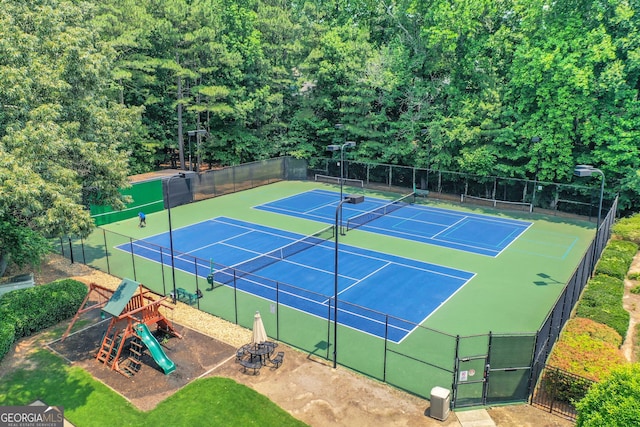 11280 Brookhollow Trl, Alpharetta, GA 30022 - view of tennis court