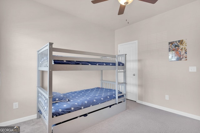 5910 Terrace Bend Way, Peachtree Corners, GA 30092 - bedroom featuring carpet and a ceiling fan