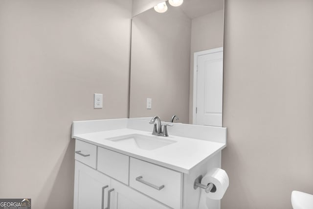 5910 Terrace Bend Way, Peachtree Corners, GA 30092 - bathroom featuring vanity and toilet