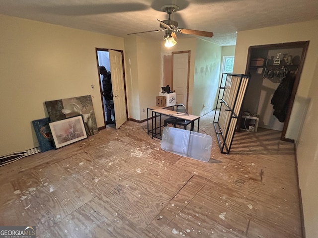 4514 Tifton Ct, Powder Springs, GA 30127 - dining room with a ceiling fan and baseboards
