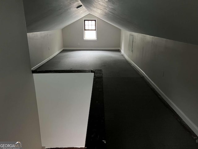 1829 Mercer Ave, College Park, GA 30337 - additional living space with carpet, baseboards, and vaulted ceiling