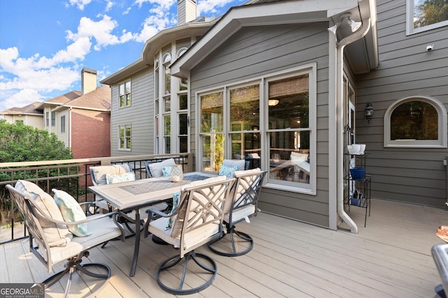 979 Pathview Ct, Dacula, GA 30019 - deck with outdoor dining space