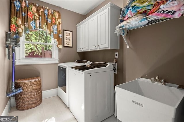 1860 Hill Chase, Alpharetta, GA 30022 - washroom with cabinet space, baseboards, and independent washer and dryer