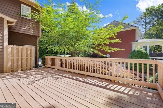 1860 Hill Chase, Alpharetta, GA 30022 - view of wooden terrace
