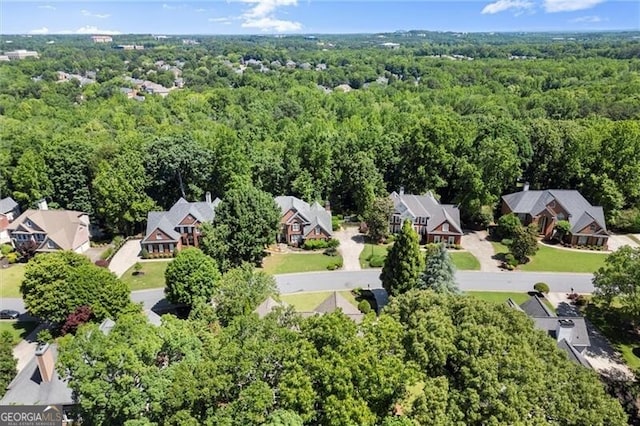 1860 Hill Chase, Alpharetta, GA 30022 - aerial view of residential area featuring a forest