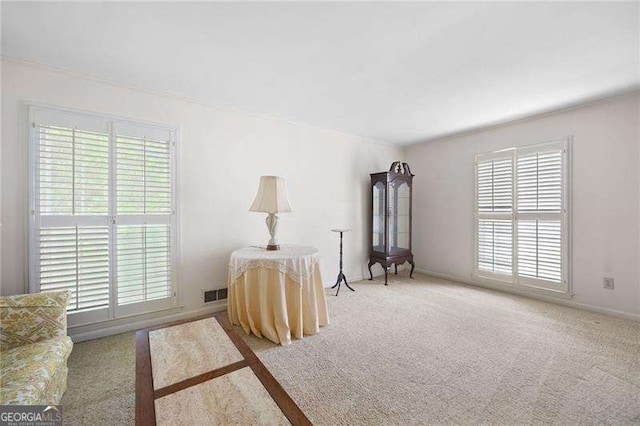 3589 Stone Ridge Trl, Douglasville, GA 30134 - sitting room featuring carpet flooring