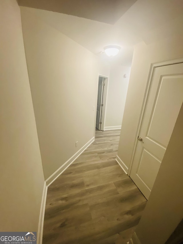 241 Perimeter Walk, Atlanta, GA 30338 - corridor with baseboards and wood finished floors