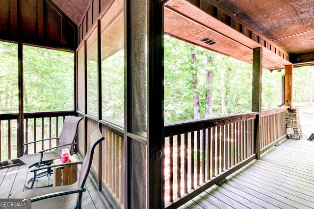 496 Cedar Valley Dr, Wedowee, AL 36278 - view of deck