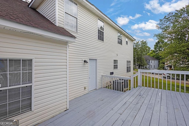 3885 Riverview Chase Blf, Ellenwood, GA 30294 - view of wooden terrace