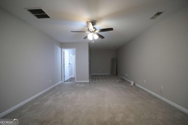 262 Devynwood Ln, Dallas, GA 30157 - spare room with carpet floors and a ceiling fan