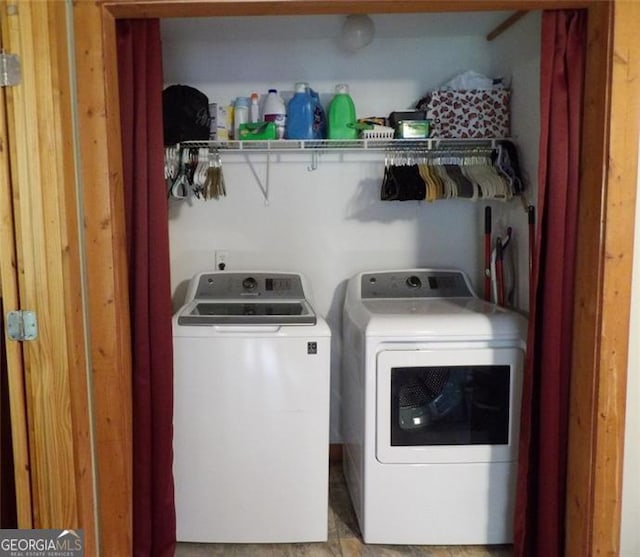 3096 Campground Rd, Winston, GA 30187 - washroom with washing machine and clothes dryer