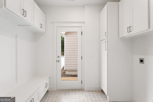 1036 Dell Ave SE, Smyrna, GA 30080 - mudroom featuring light carpet and baseboards