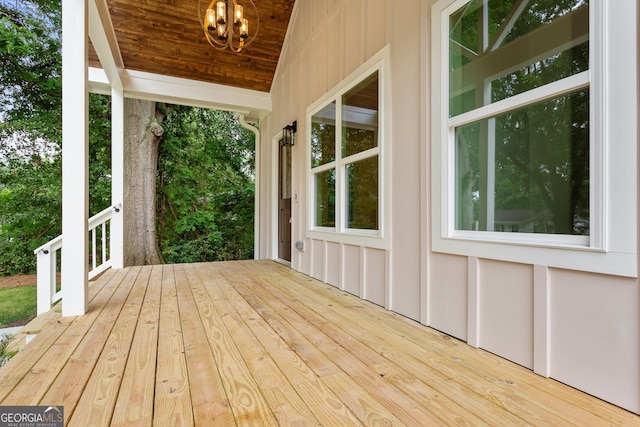 1036 Dell Ave SE, Smyrna, GA 30080 - view of wooden terrace