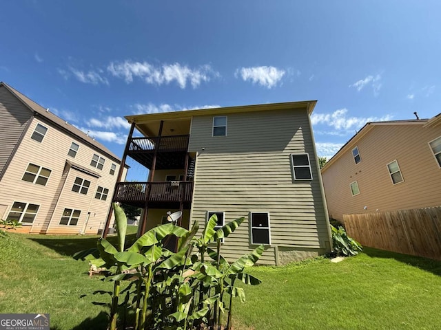 3020 Whitfield Ave, Cumming, GA 30040 - back of property featuring a balcony
