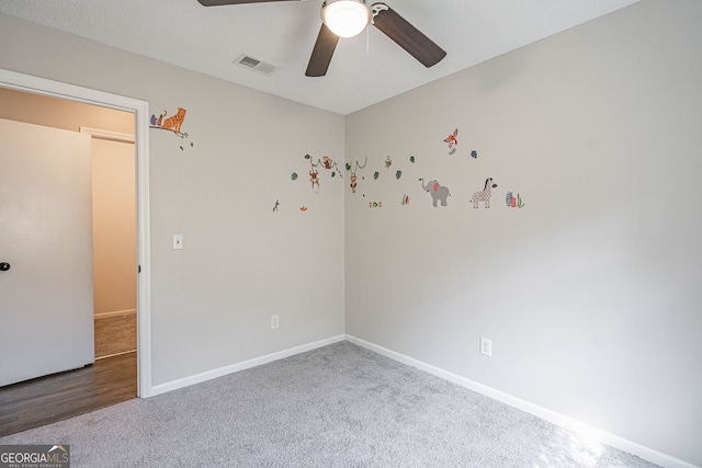 755 Madison Dr, Hinesville, GA 31313 - unfurnished bedroom with carpet, baseboards, and ceiling fan