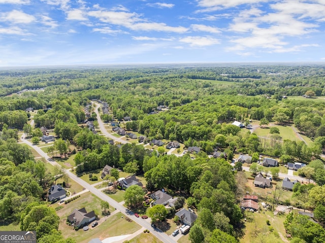 92 Isaiah Dr, Jefferson, GA 30549 - bird's eye view of a heavily wooded area